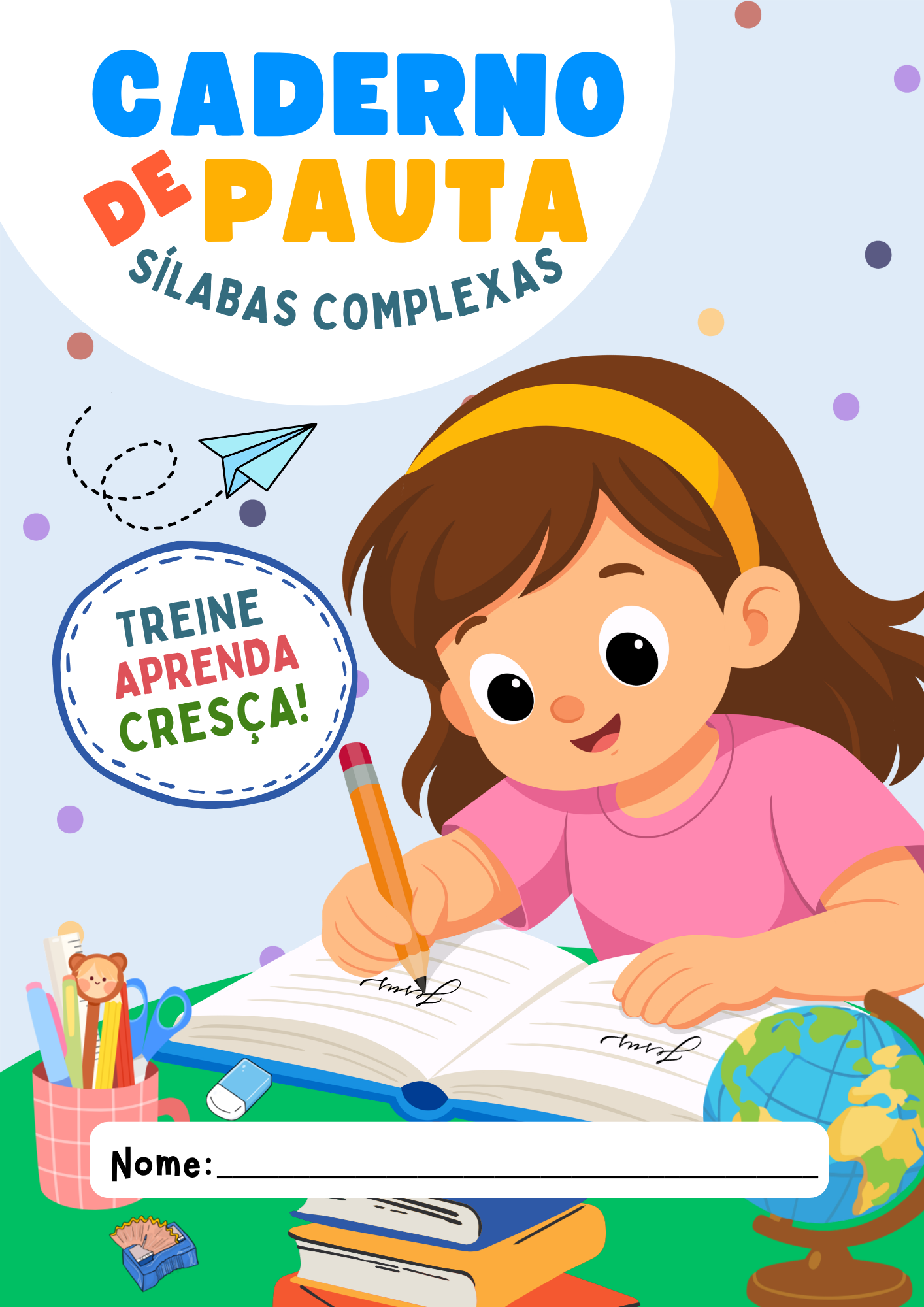 Capa Caderno Sílabas Complexas